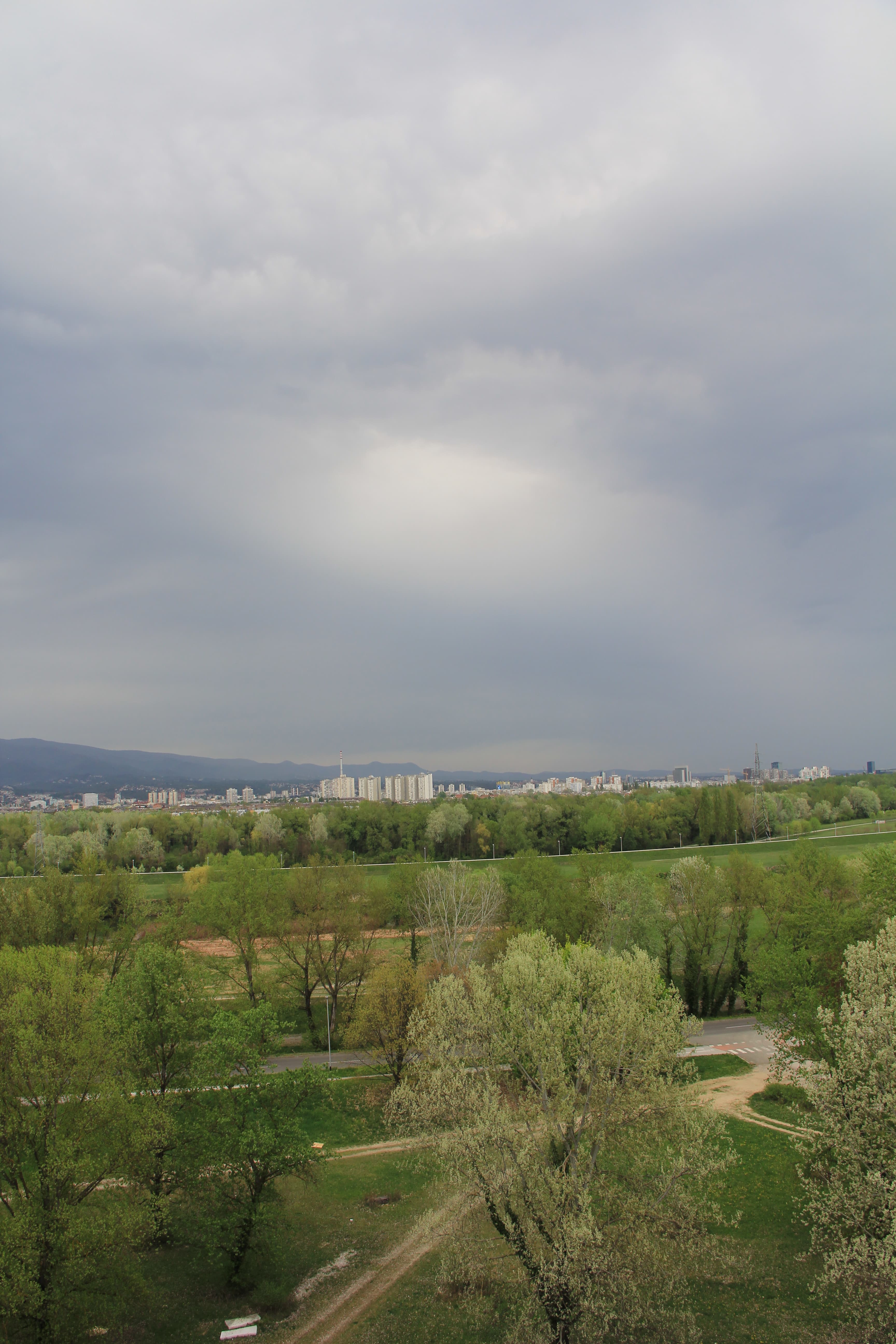 Around the abandoned hospital in Zagreb